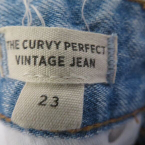 Madewell Womens Sz 23 Light Wash The Curvy Perfect Vintage Jean High Waist Jean - Picture 6 of 7